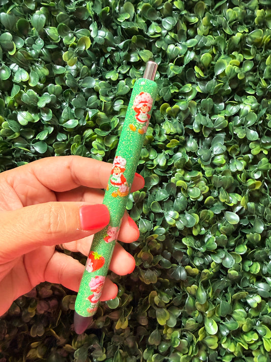 Vintage Strawberry Shortcake Glitter Pen