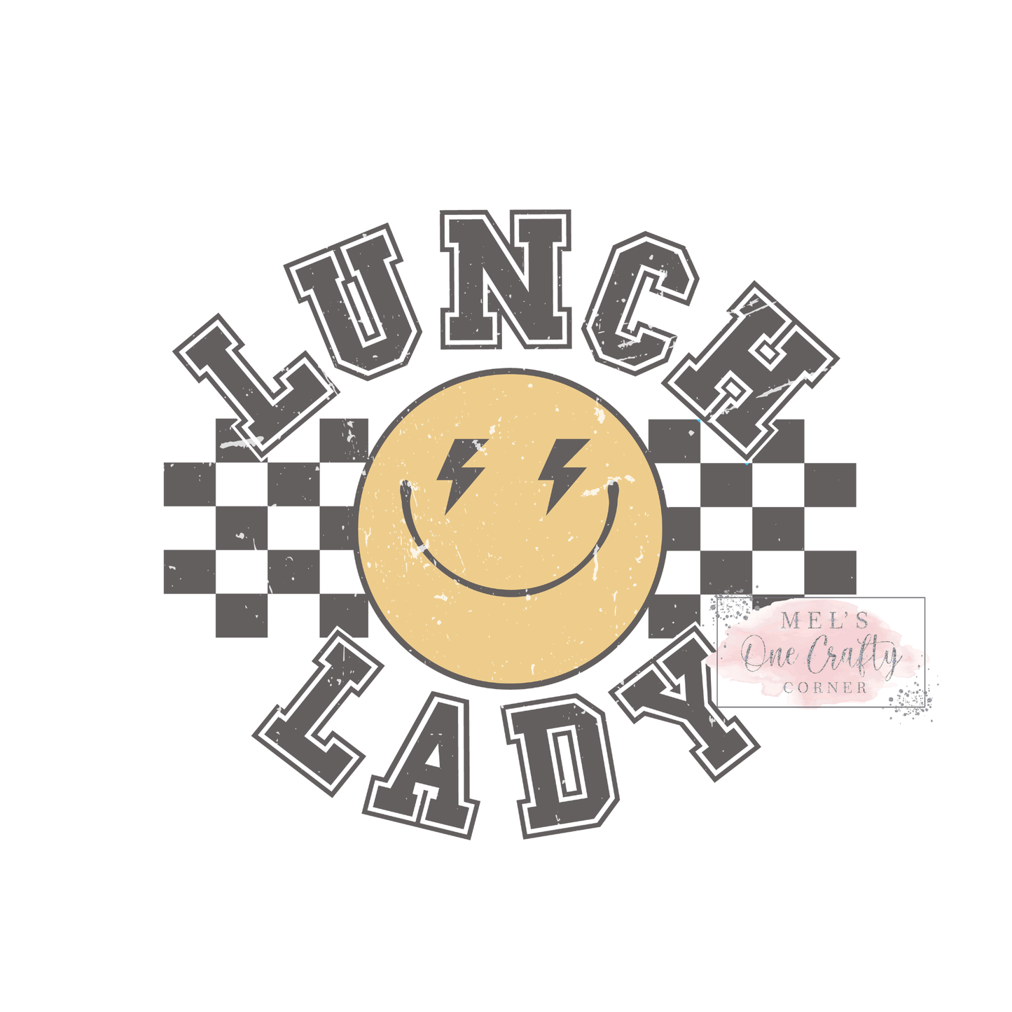 Lunch Lady (retro black) - DTF Transfer