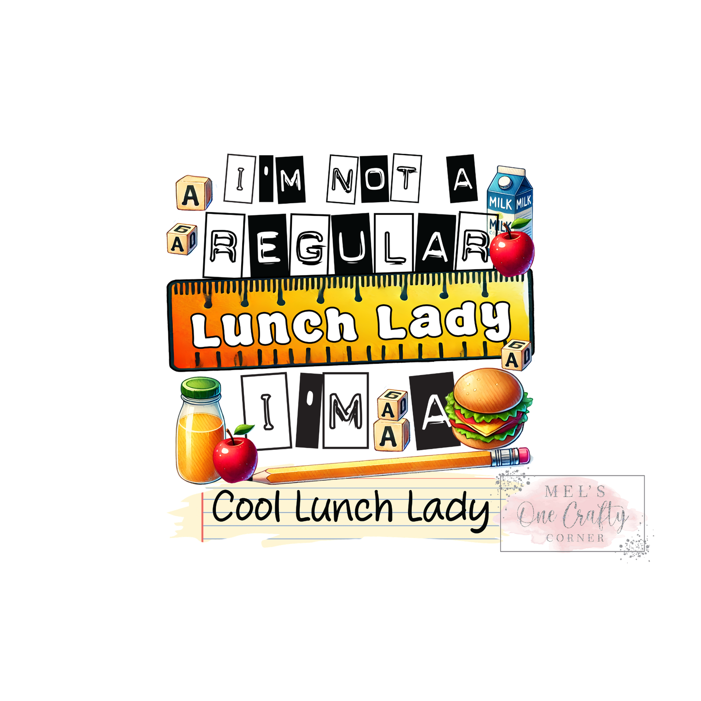 Cool Lunch Lady - DTF Transfer