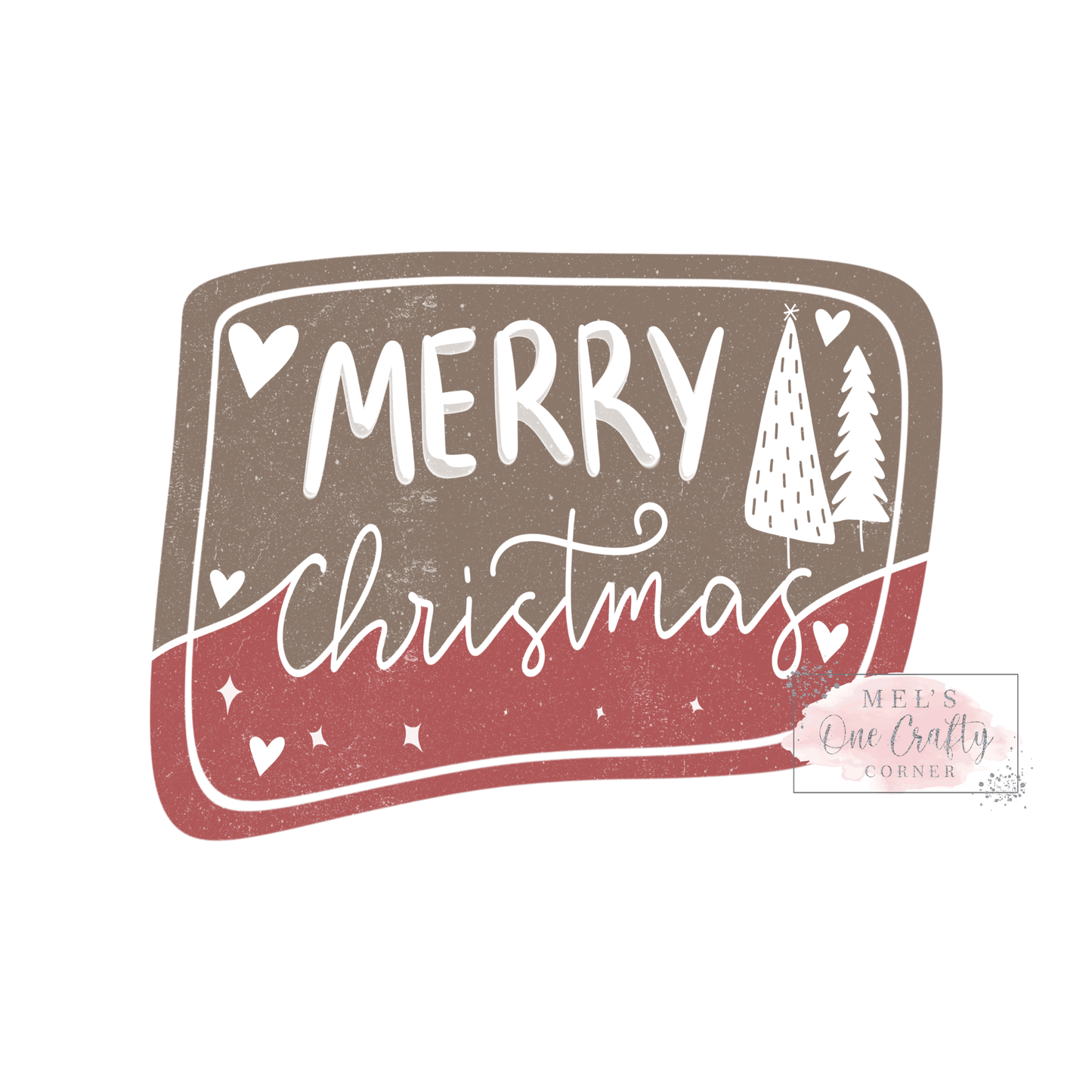 Merry Christmas Boho - DTF Transfer