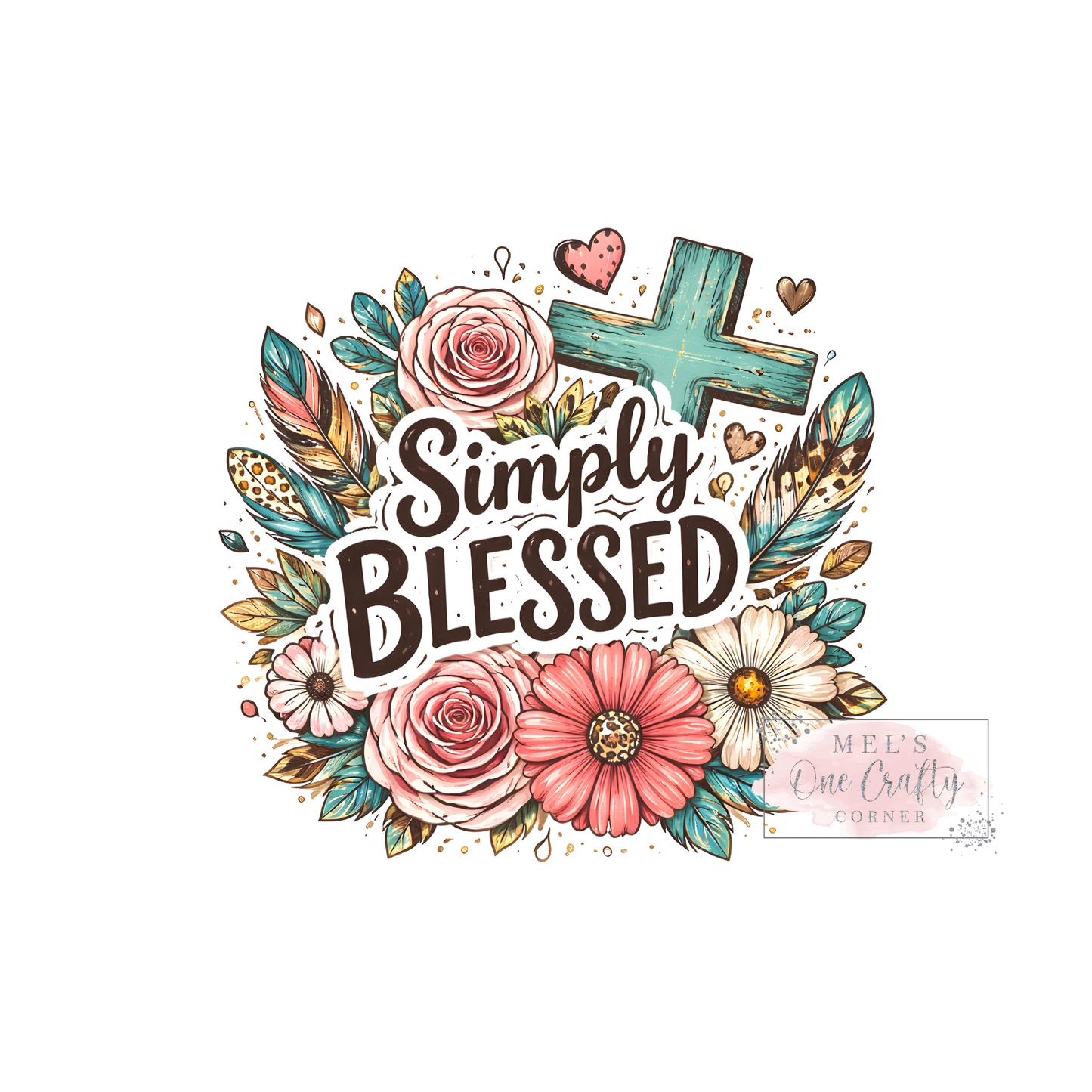 Retro Simply Blessed - DTF Transfer