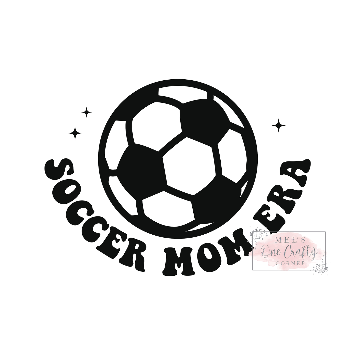 In my soccer era w/pocket (black) - DTF Transfer