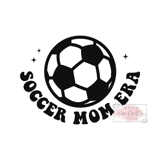 In my soccer era w/pocket (black) - DTF Transfer