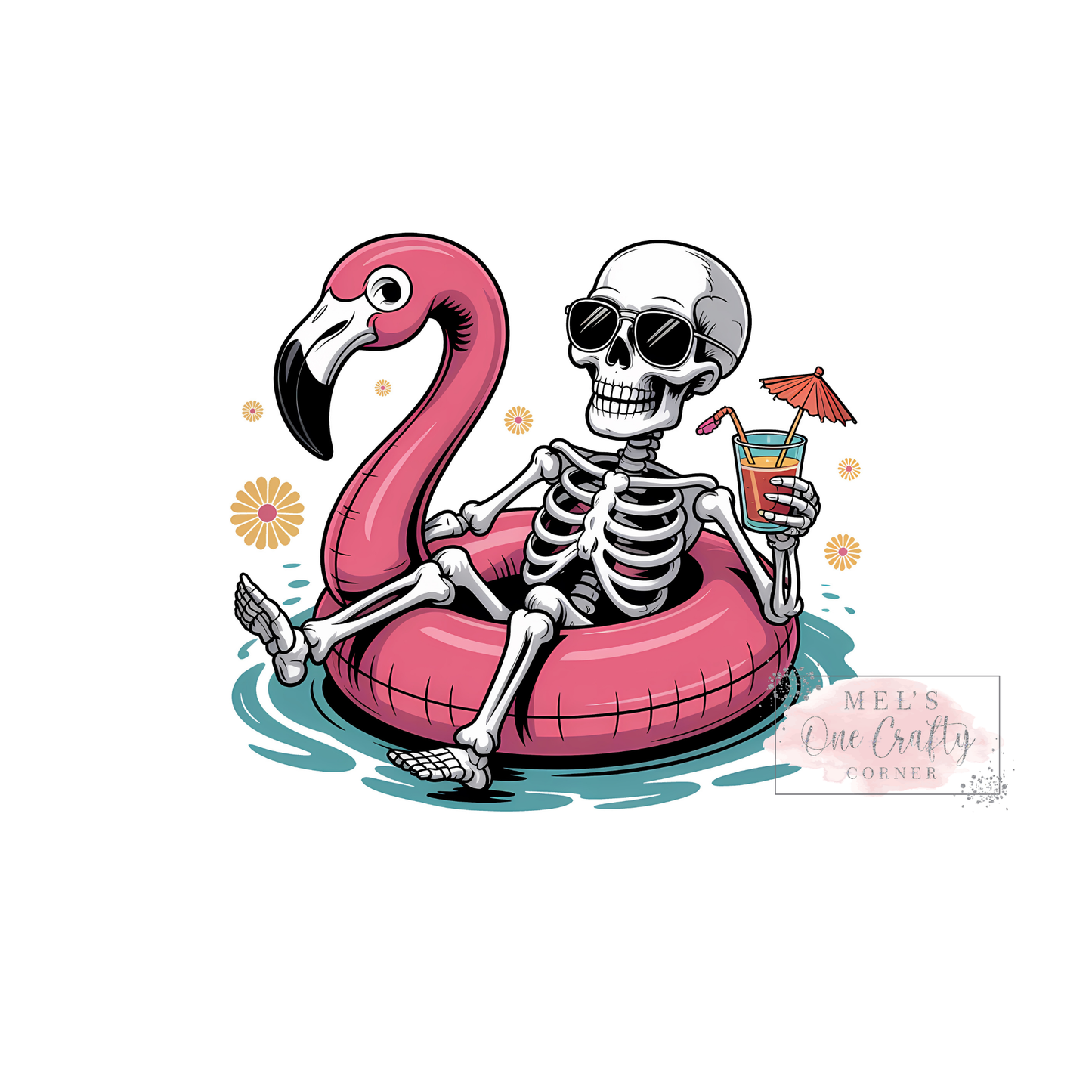 Summer Skull - DTF Transfer