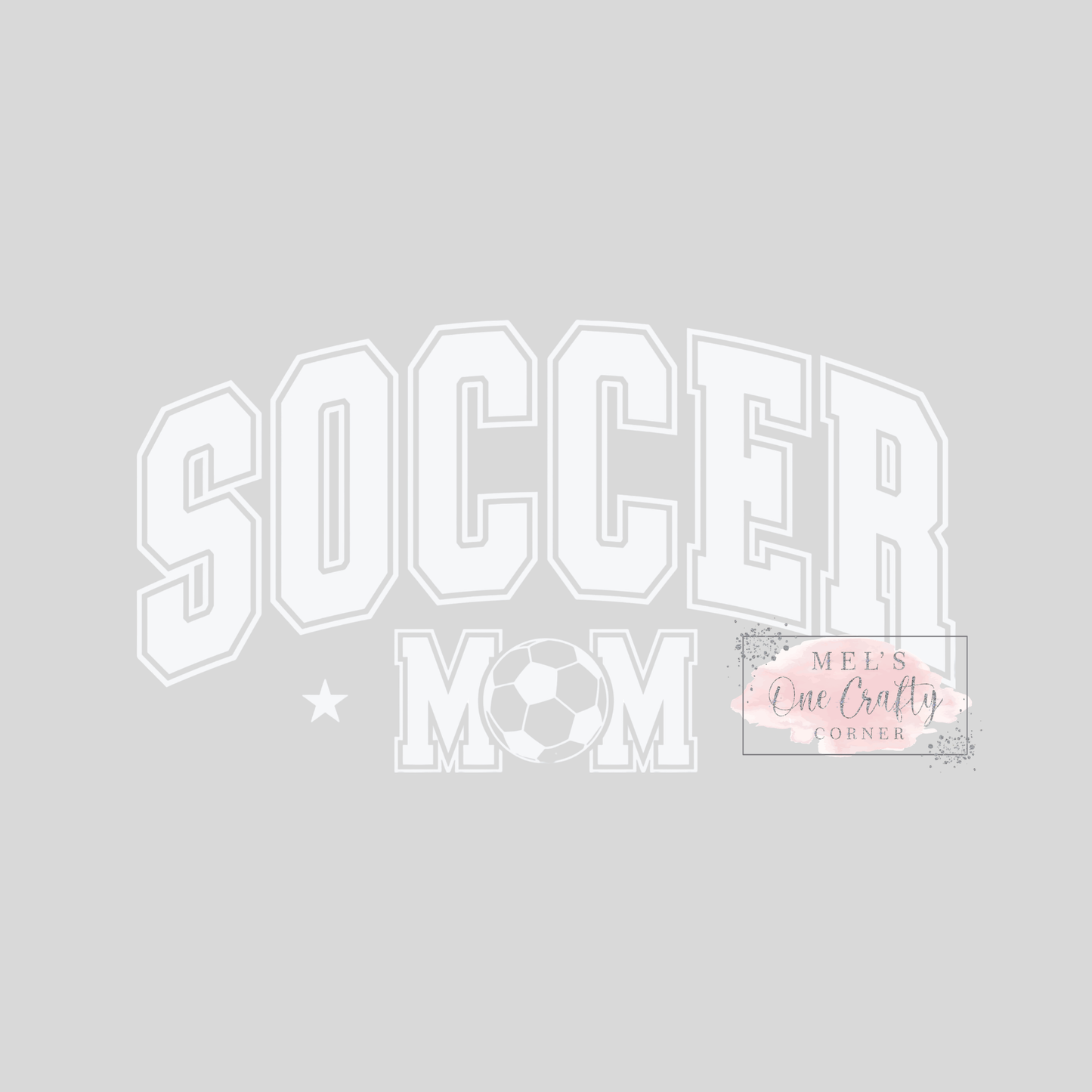 Soccer Mom (white) - DTF Transfer