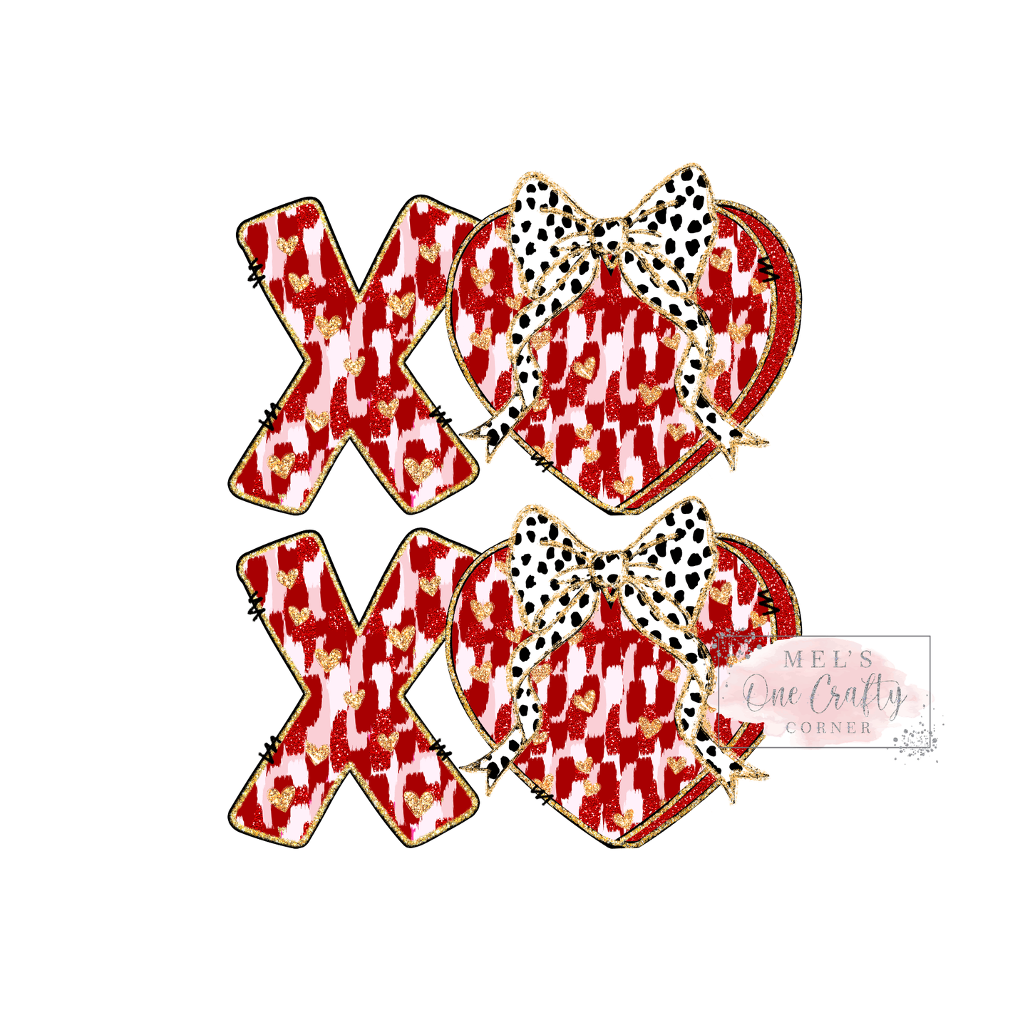 Red XOXO - DTF Transfer