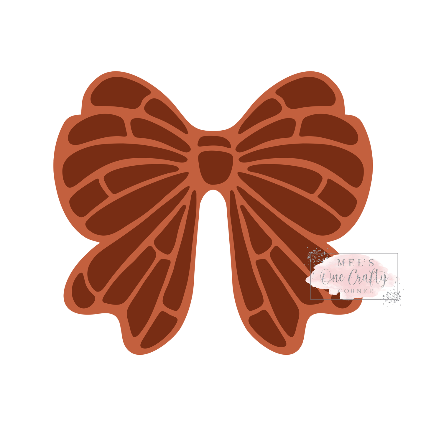 Brown Concha Bow - DTF Transfer