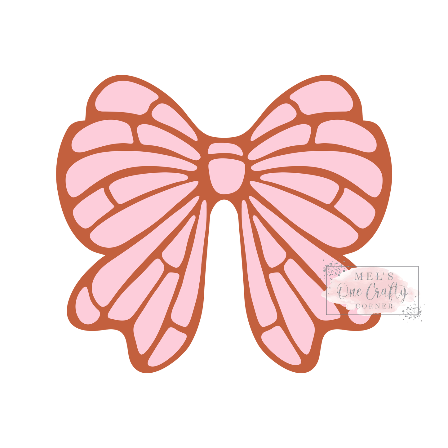 Pink Concha Bow - DTF Transfer