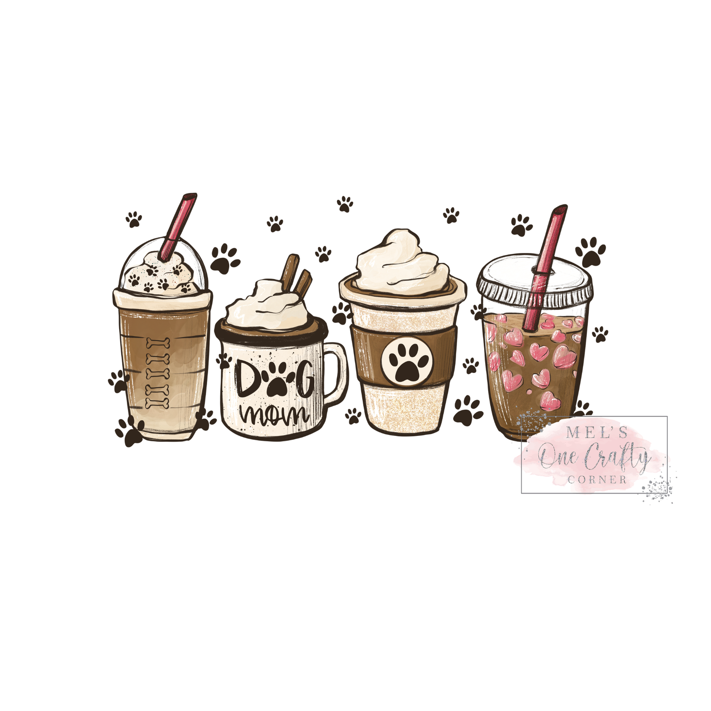 Dog Mom Coffee - DTF Transfer