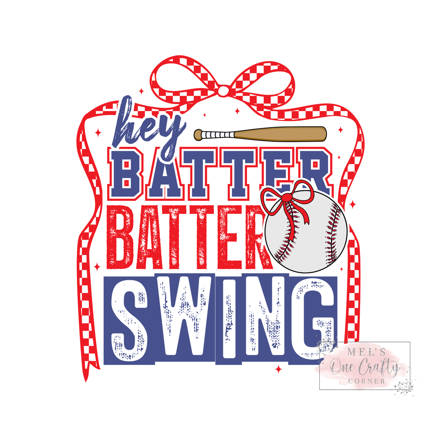 Baseball Hey Batter - DTF Transfer