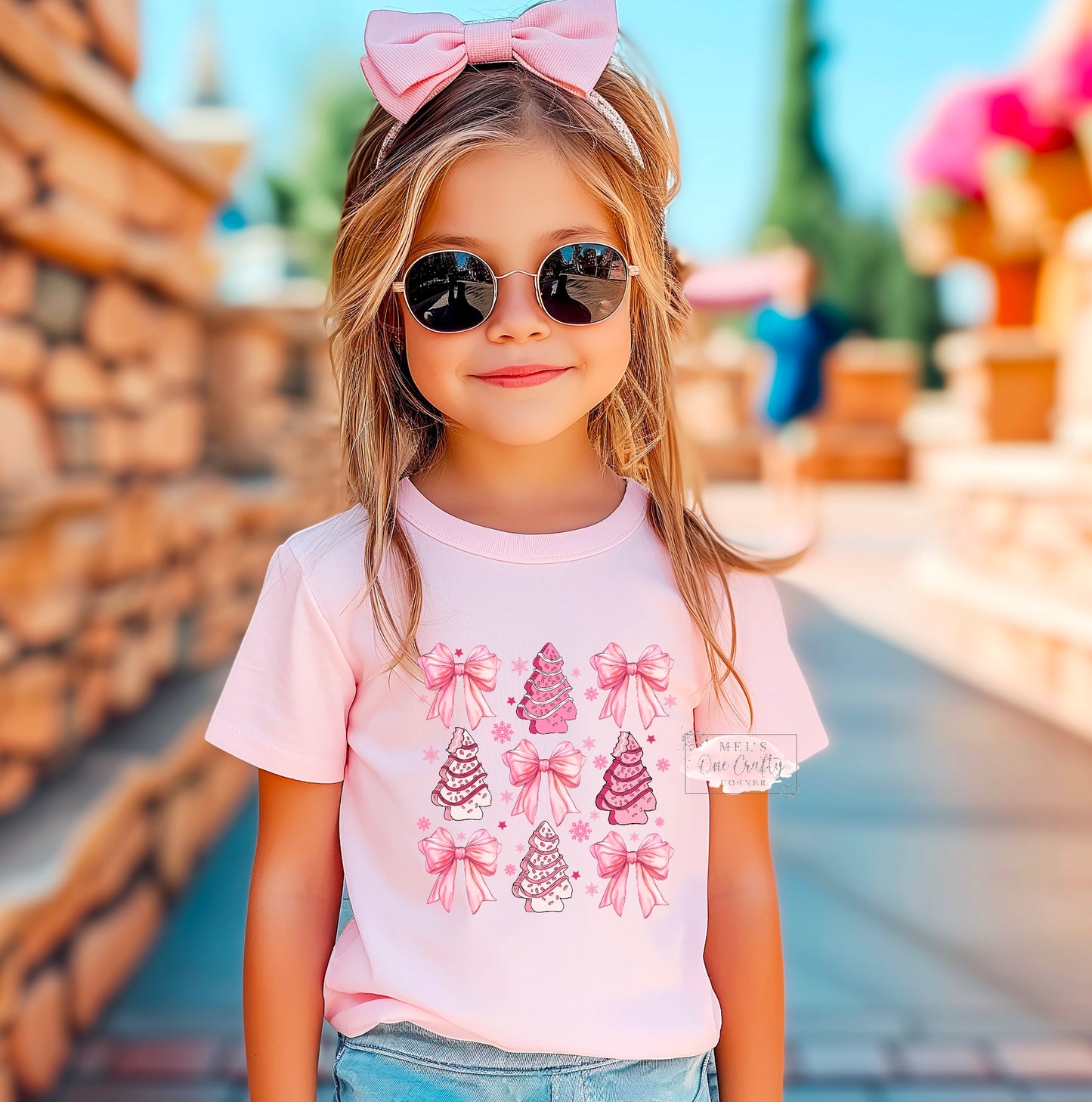 Girls/Toddler Pink Trees Shirt