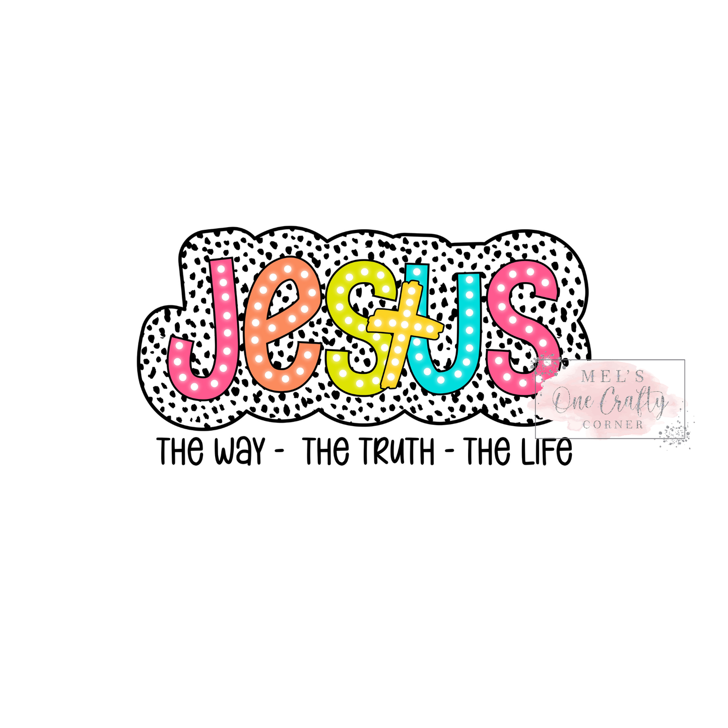 Jesus Doodle - DTF Transfer