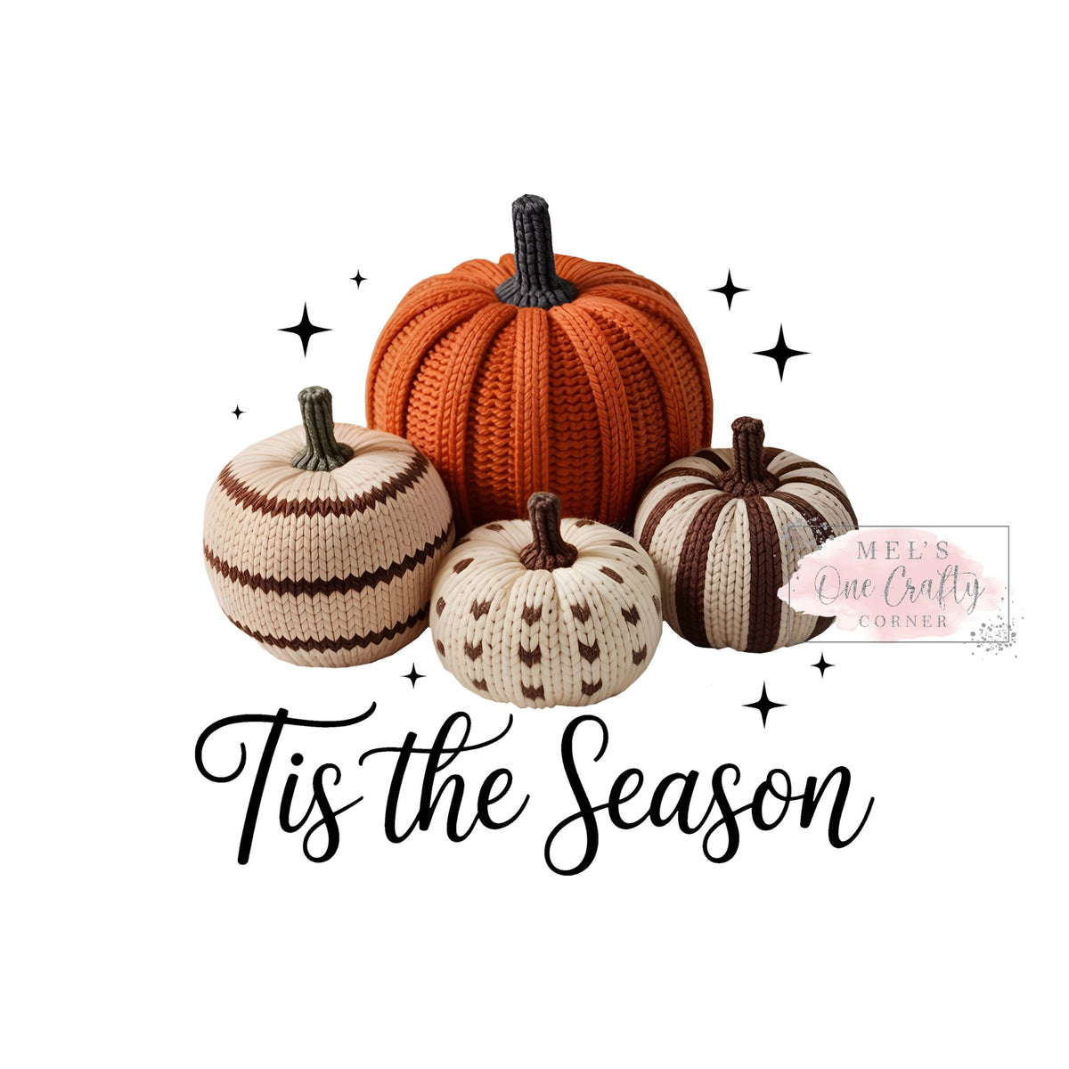 Faux Yarn Tis the Season - DTF Transfer