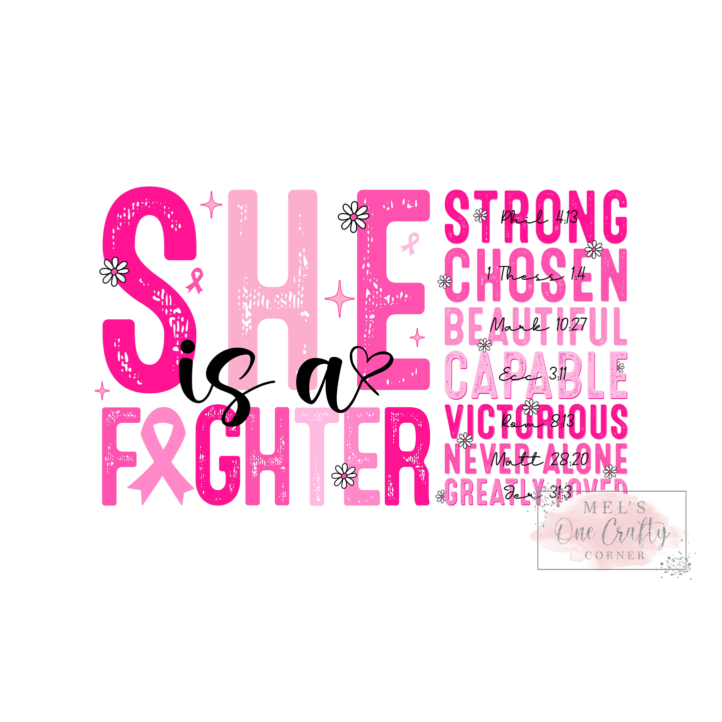 She is a Fighter - DTF Transfer