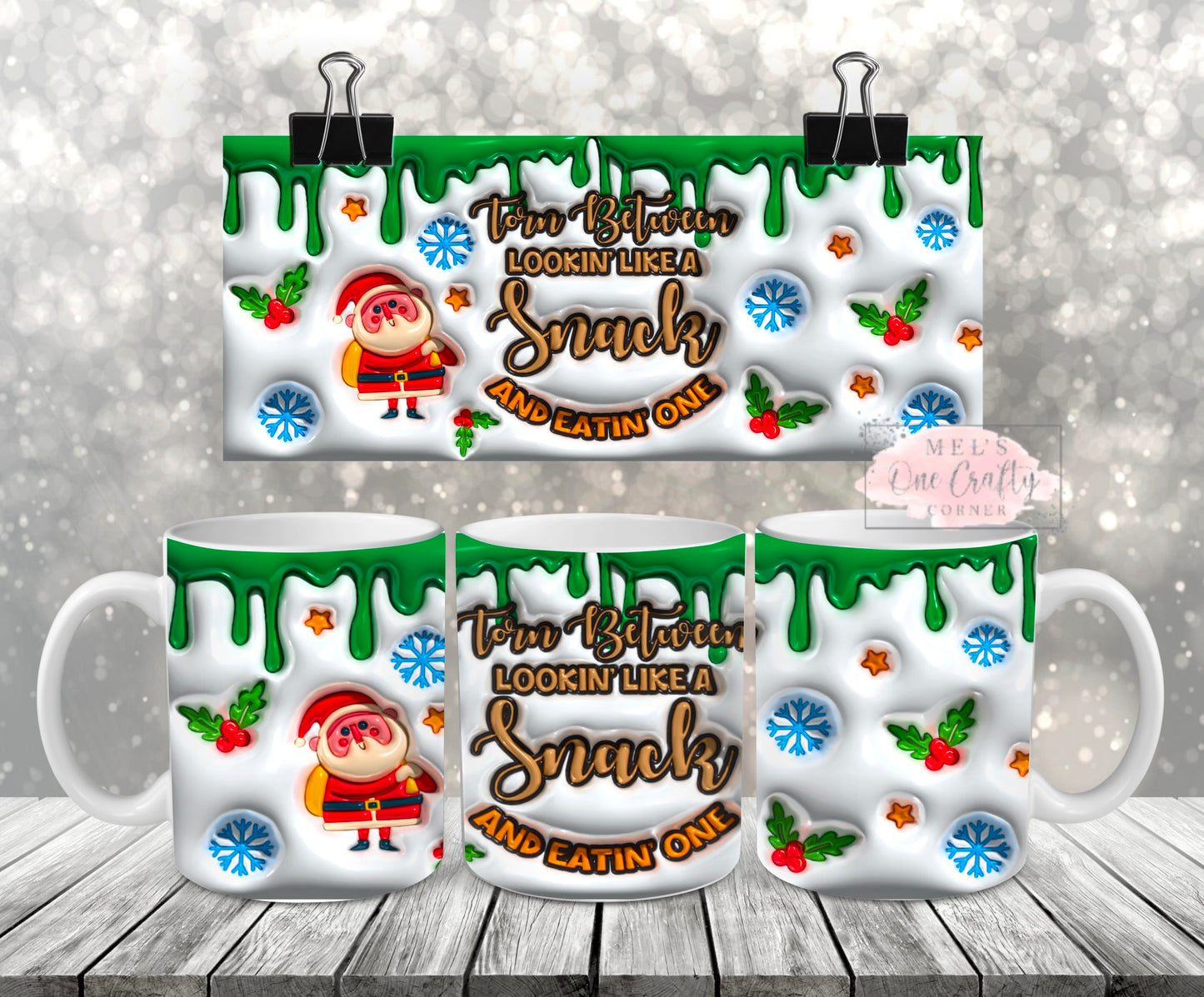 Santa Snacks Coffee Mug 12/15 oz.