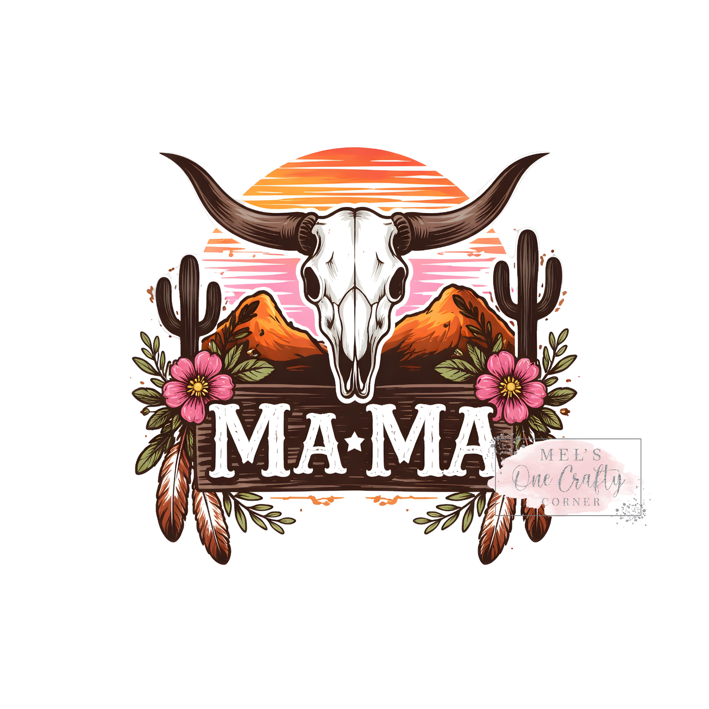 Mama Horns - DTF Transfer