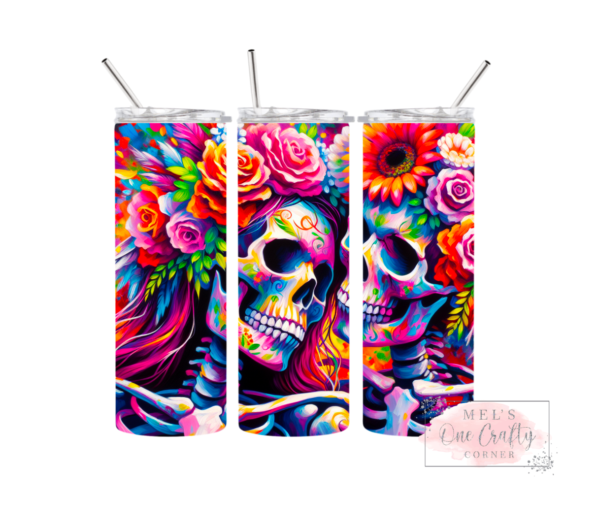 Fiesta Skulls Tumbler
