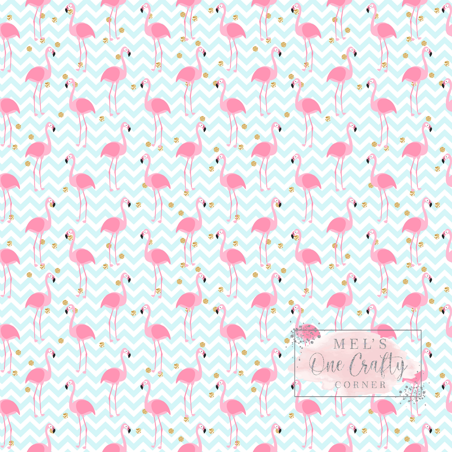 12x12 Vinyl Sheet - Flamingo