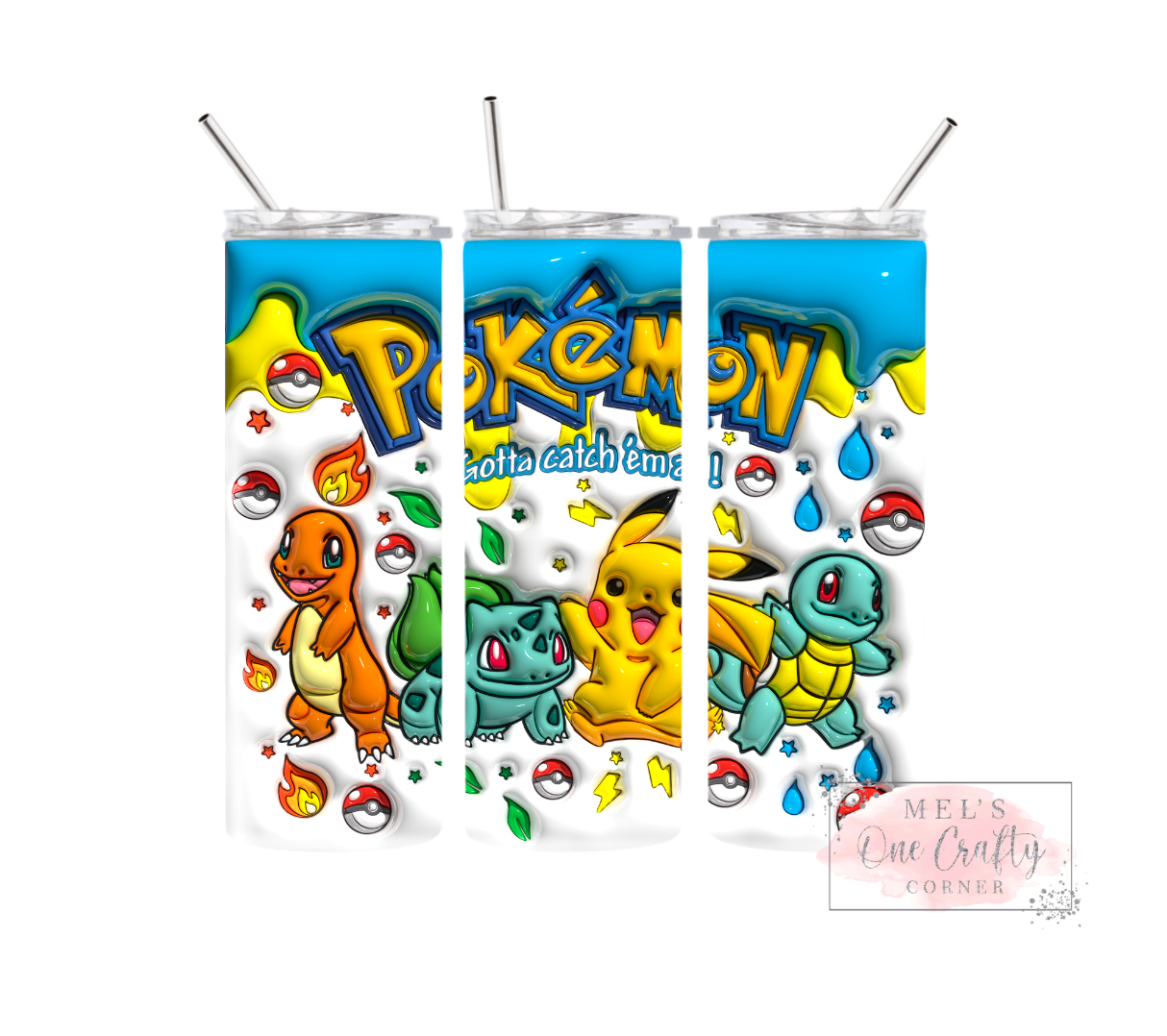 Sublimation Print Tumbler - Poke