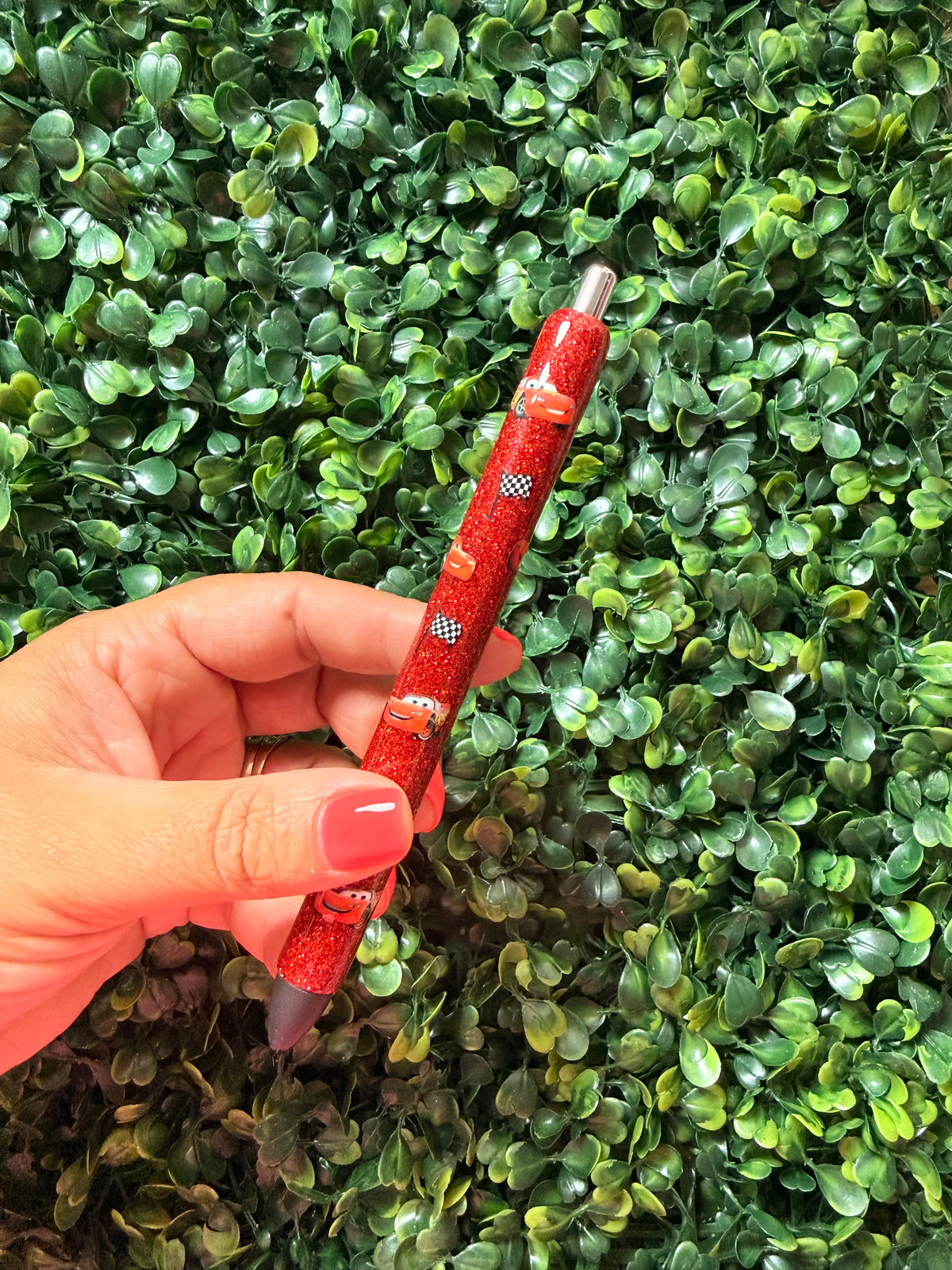 Lighting McQueen Glitter Pen