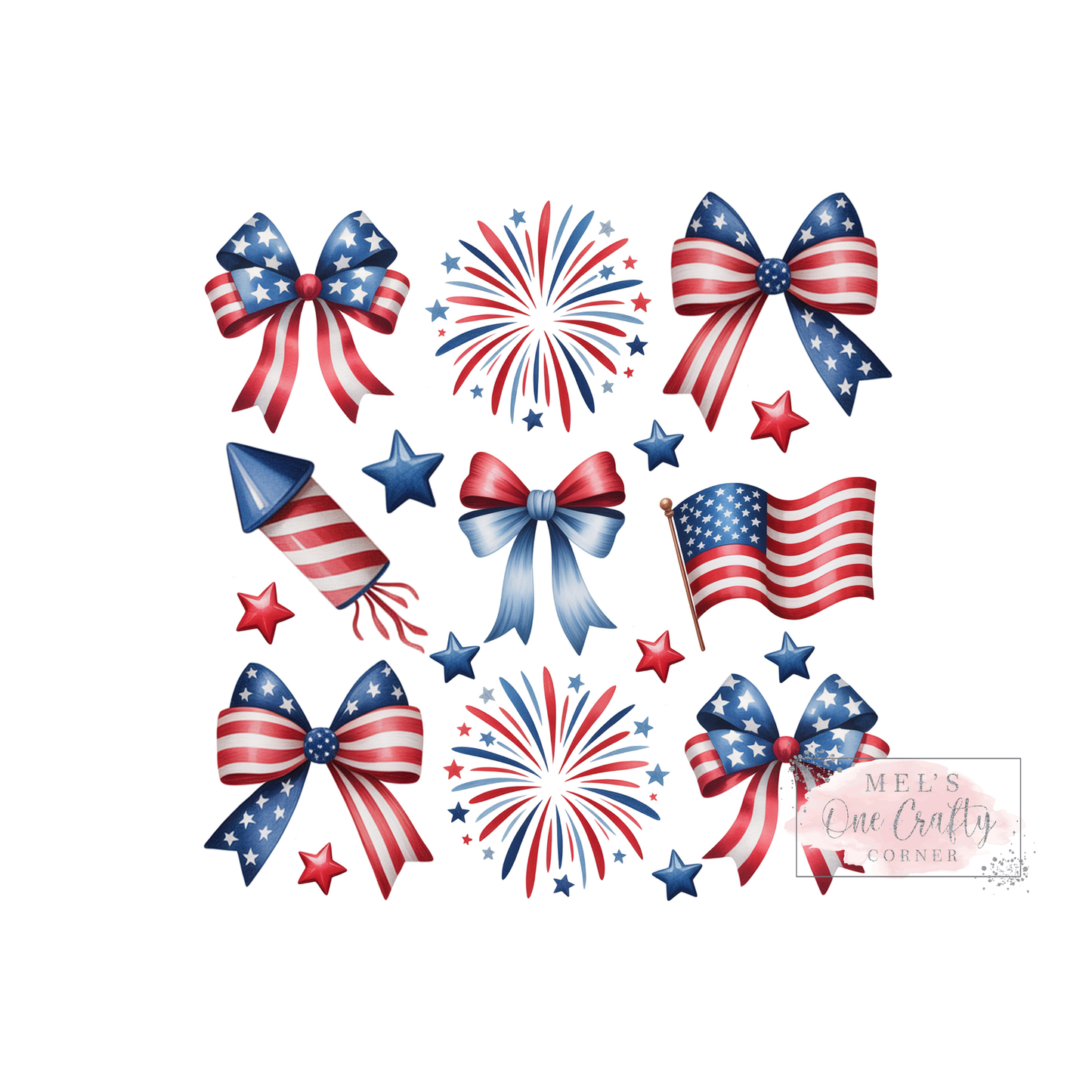 Coquette Fireworks - DTF Transfer