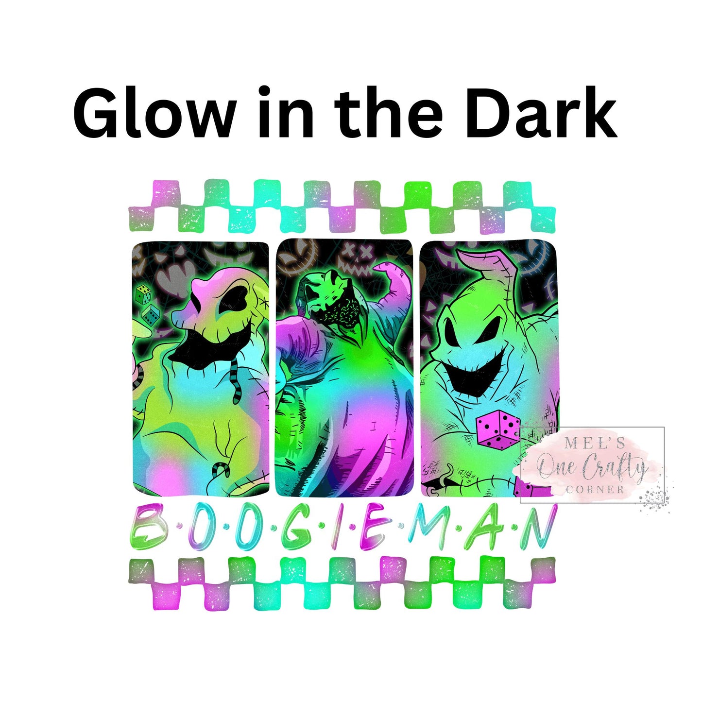 Glow in the Dark Boogie Man - DTF Transfer