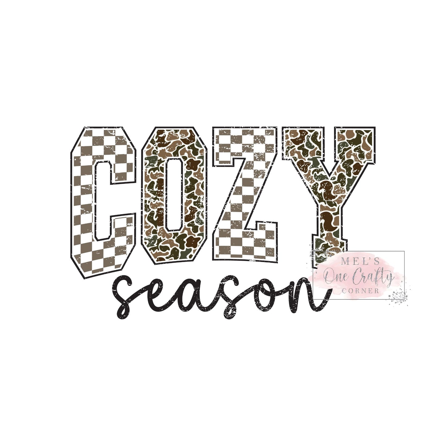 Camo Cozy Season - DTF Transfer