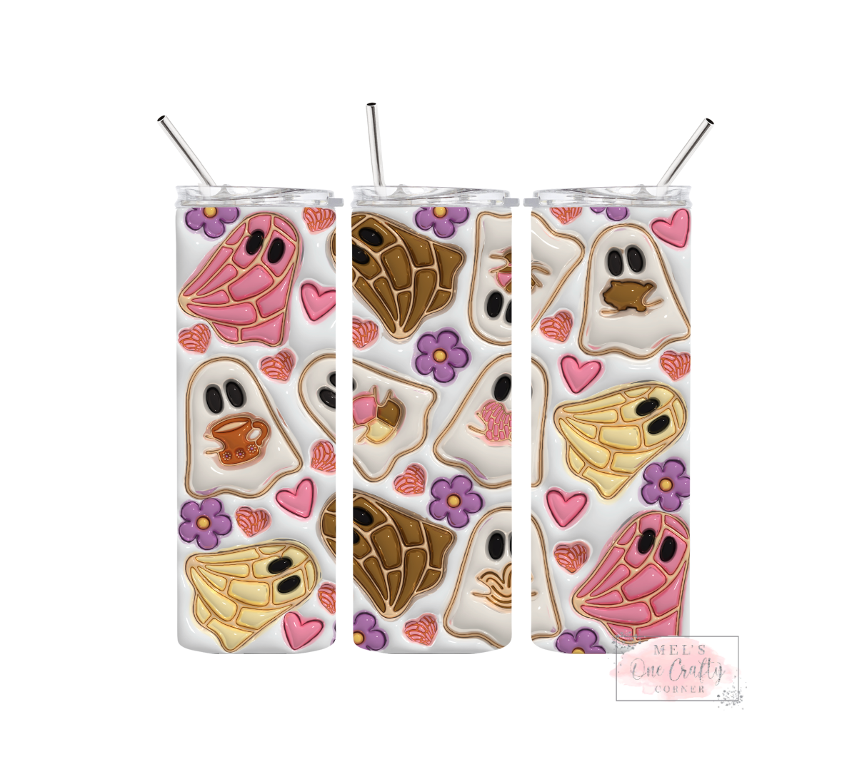 Sublimation Print Tumbler - Concha Boos