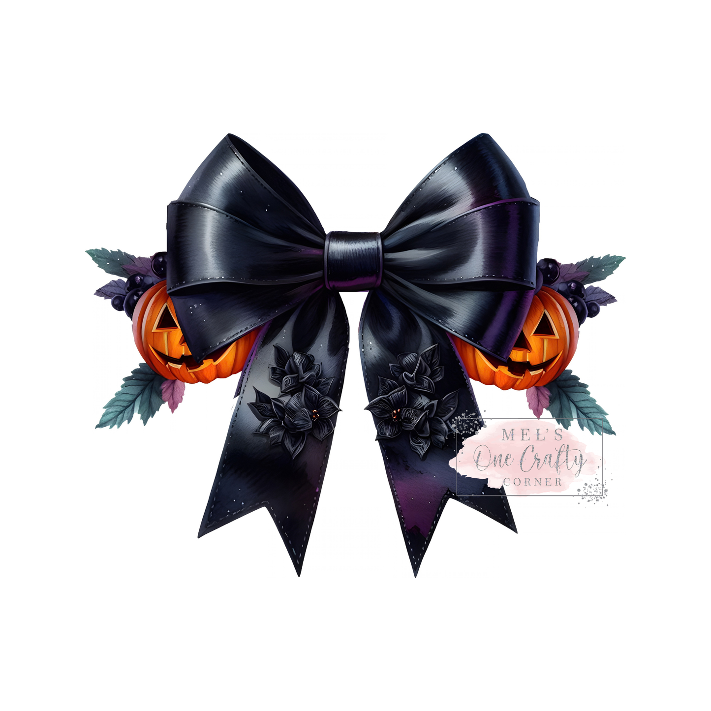 Black Halloween Coquette - DTF Transfer
