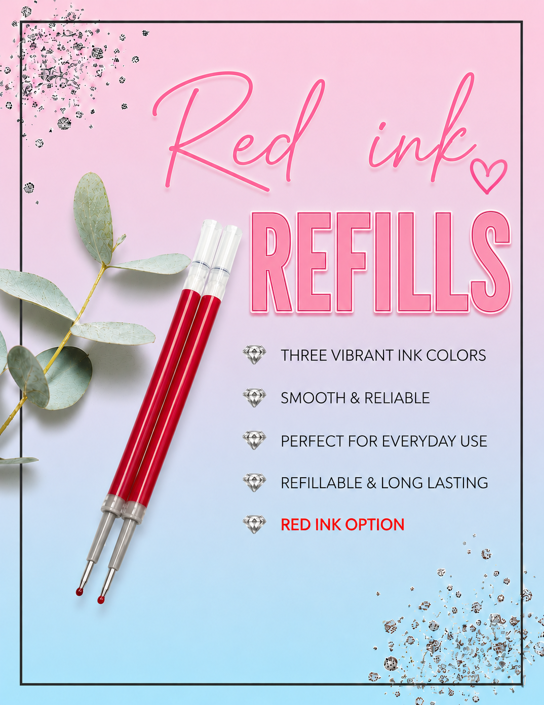 Red Pen Refills