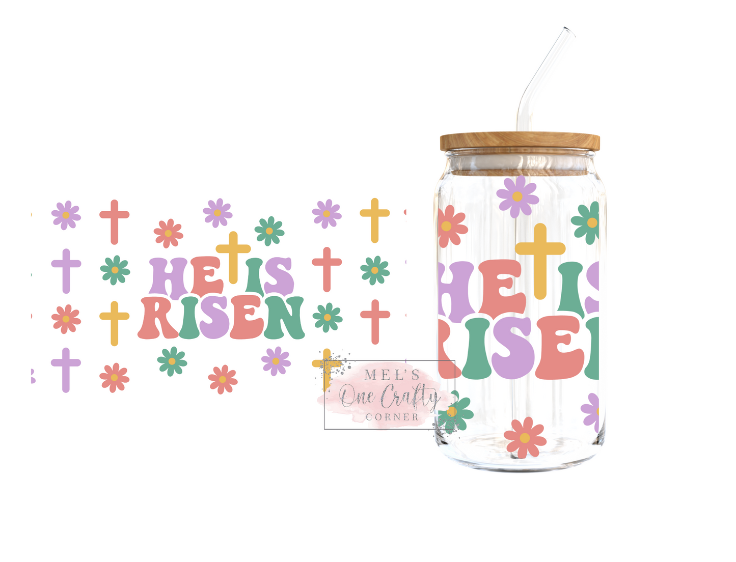 He Is Risen - crosses