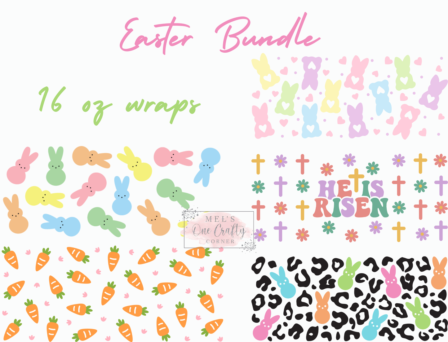 EASTER BUNDLE - 5 PACK LIBBEY WRAPS (Copy)