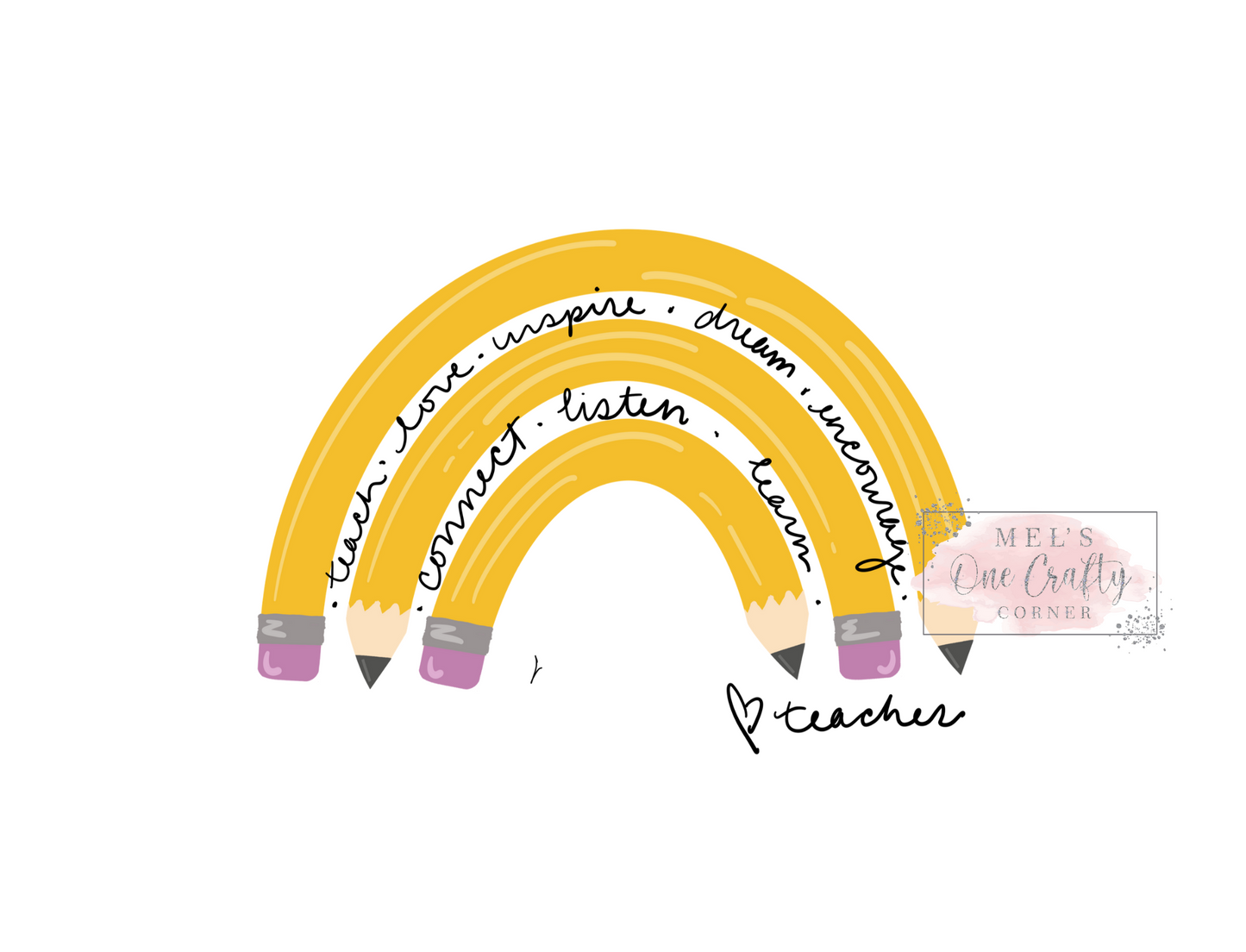Teacher Pencil - HTV Transfer