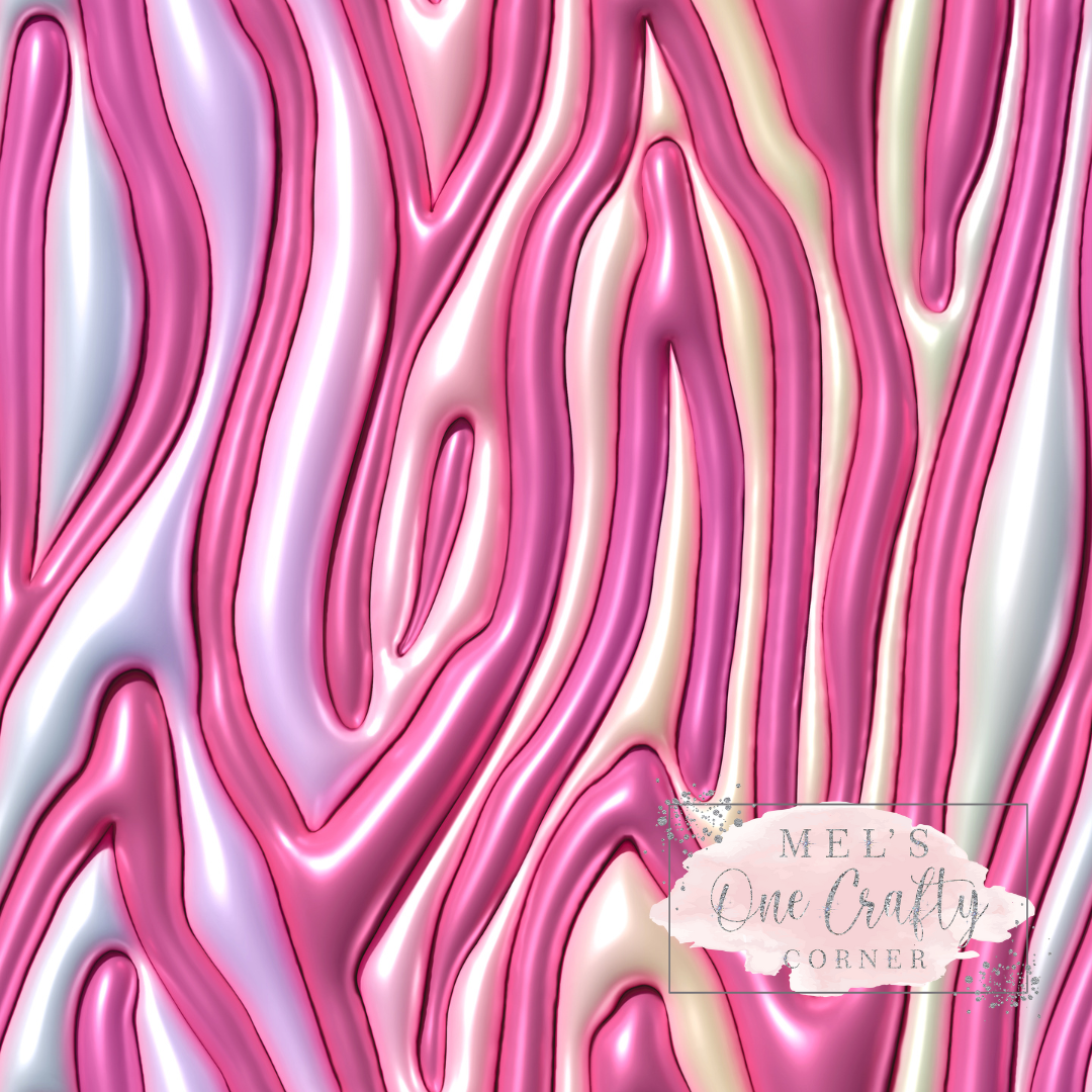12x12 Vinyl Sheet - Zebra Bubble
