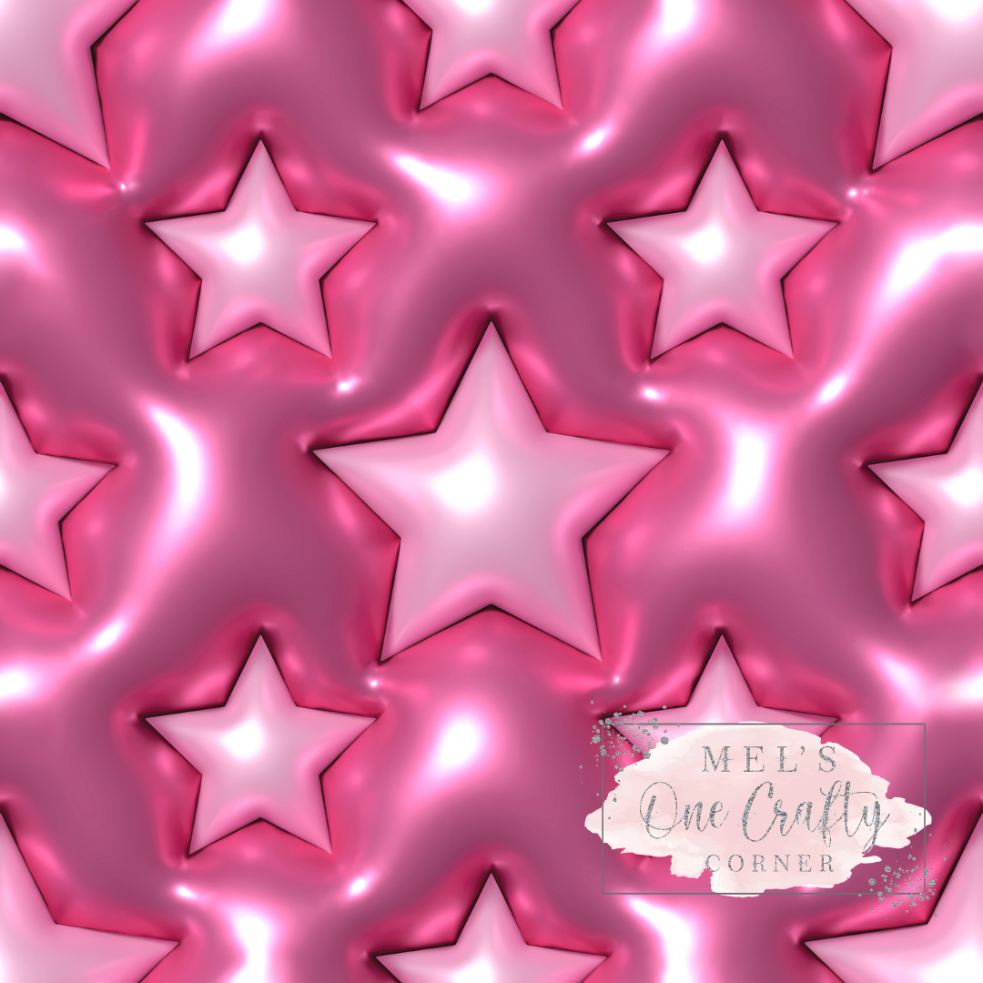 12x12 Vinyl Sheet - Star Bubble