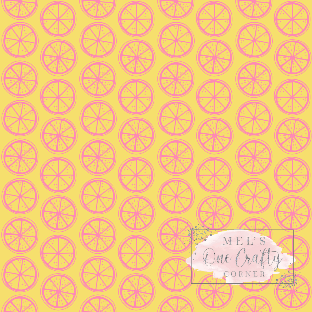 12x12 Vinyl Sheet - Lemonade