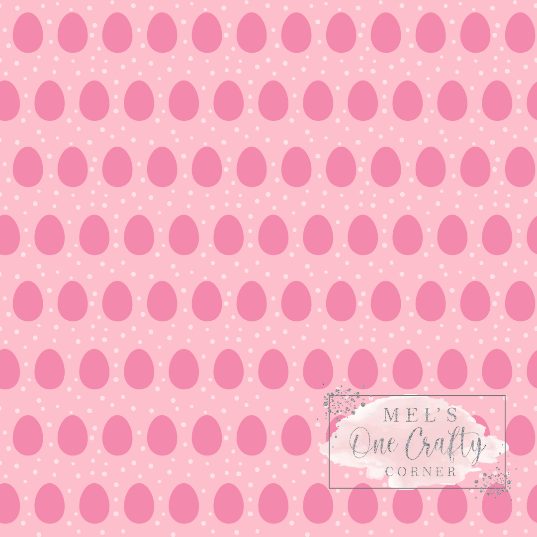12x12 Vinyl Sheet - Pink Eggs