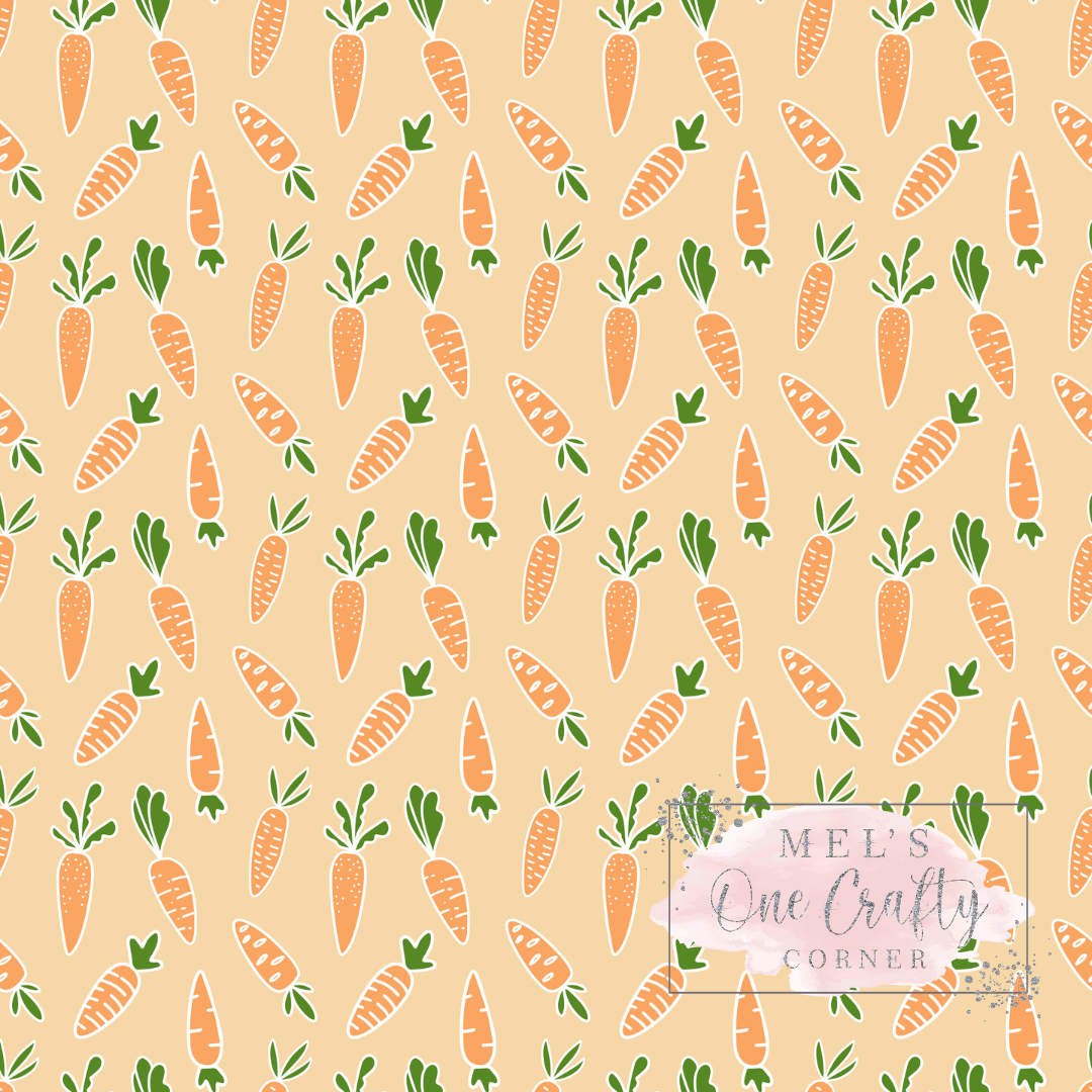 12x12 Vinyl Sheet - Carrots