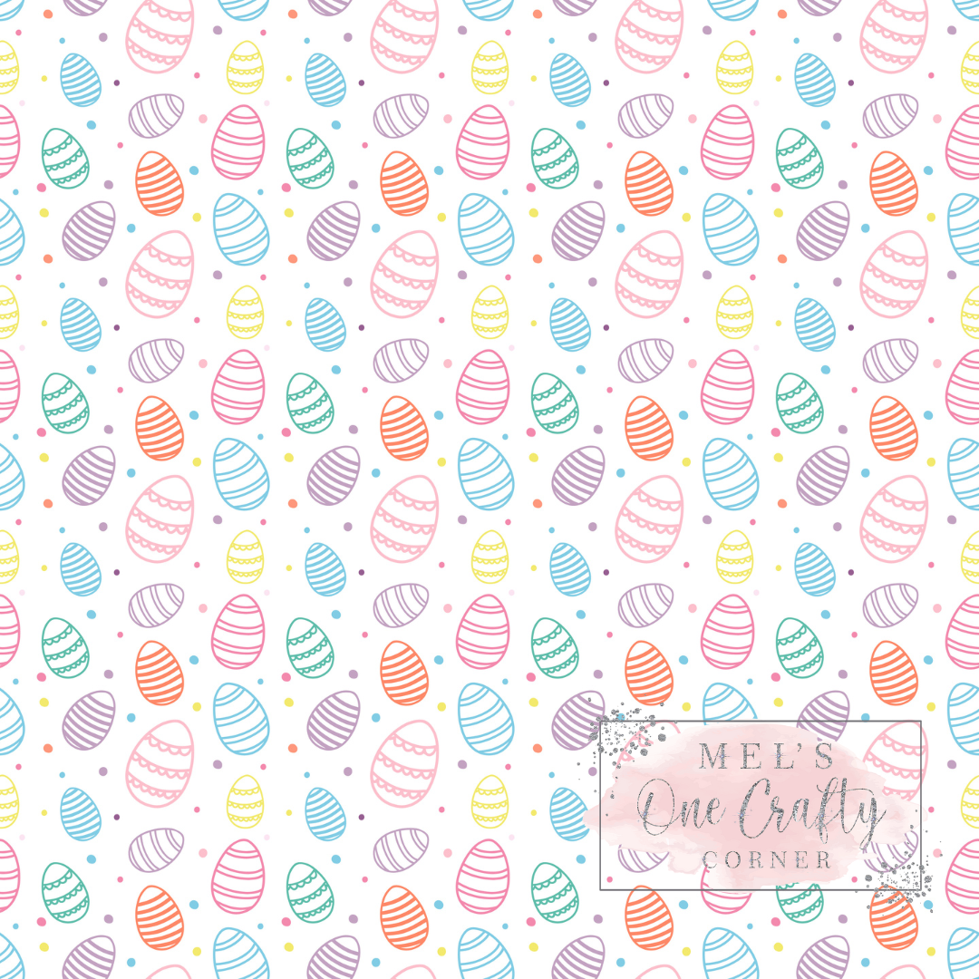 12x12 Vinyl Sheet - Colorful Easter