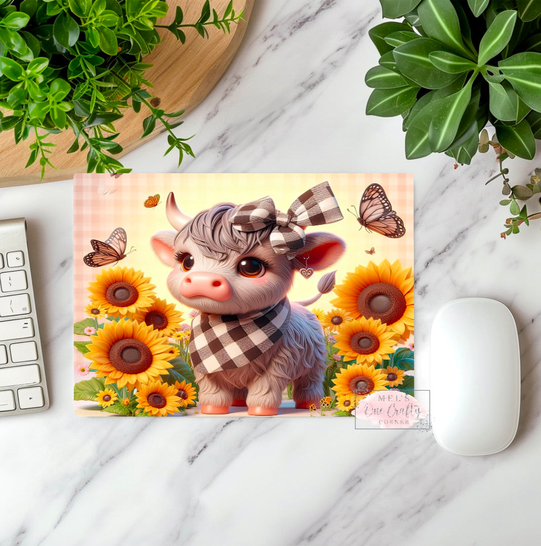 Highland Sunflower Mouse Pad