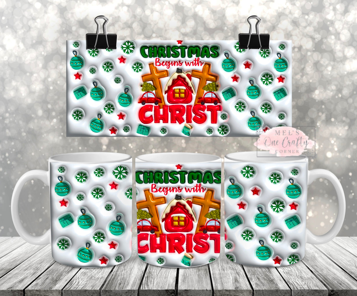 Christmas Blessings Coffee Mug 12/15 oz.