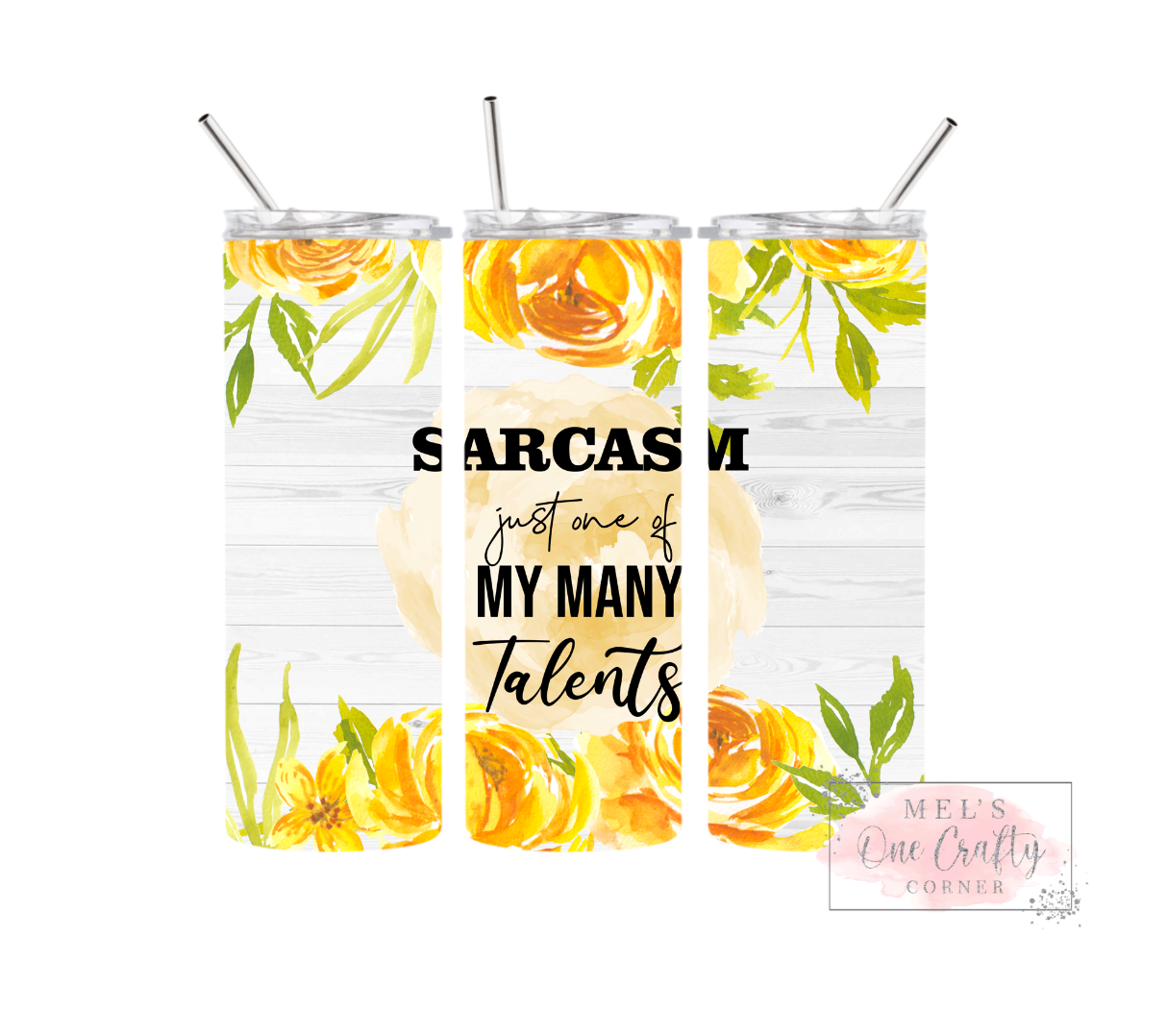 Sublimation Print Tumbler Wrap - Sarcasm