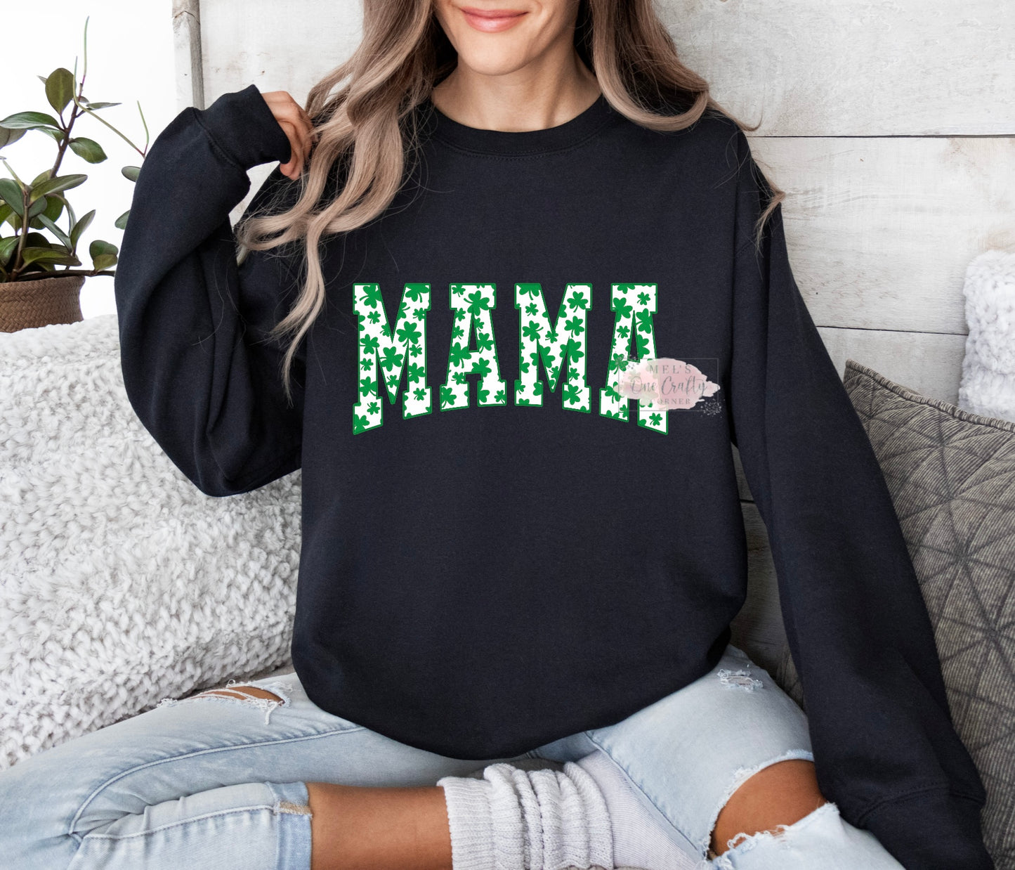 Shamrock Mama Shirt or Sweatshirt