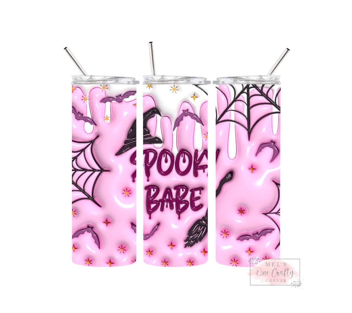 Sublimation Print Tumbler - Spooky Babe