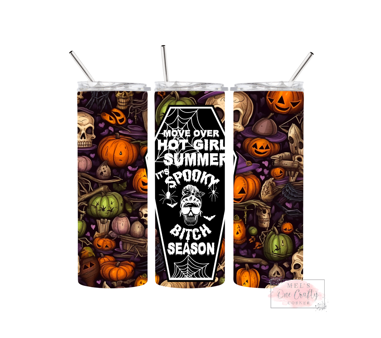 Sublimation Print Tumbler - Spooky Girl