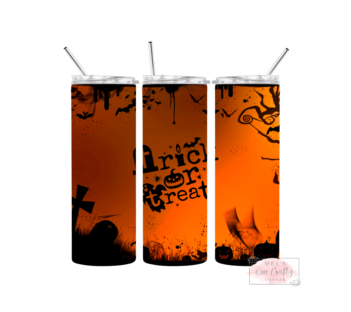 Sublimation Print Tumbler - Trick or Treat