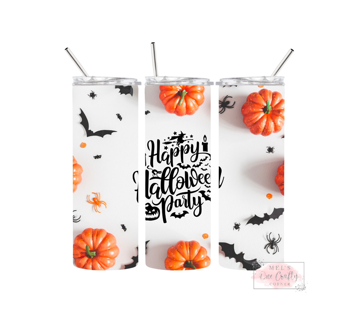 Sublimation Print Tumbler - Halloween Party