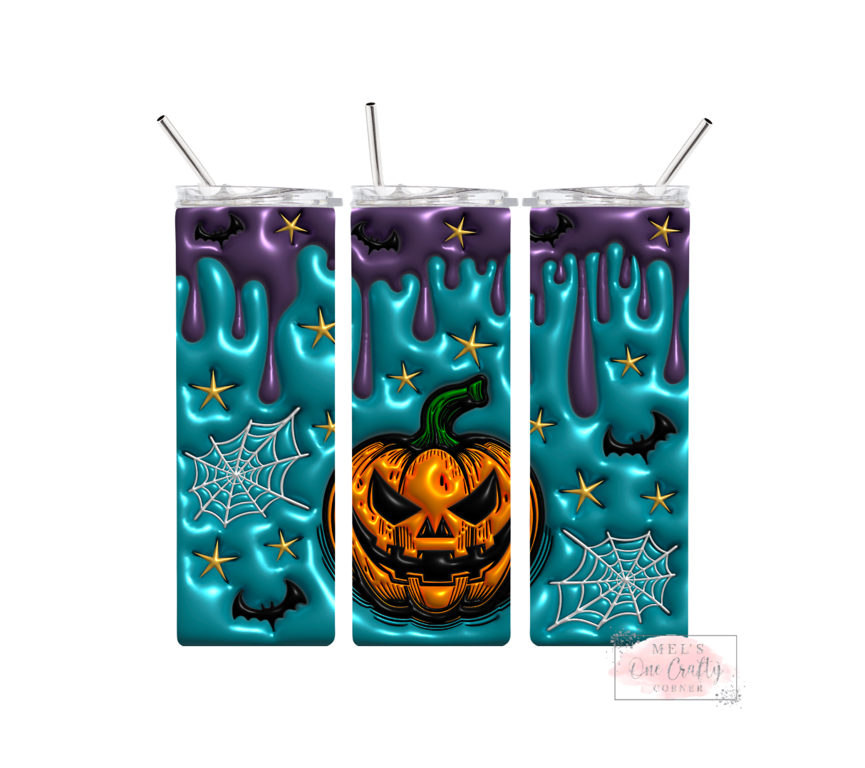 Sublimation Print Tumbler - Jack O Lantern
