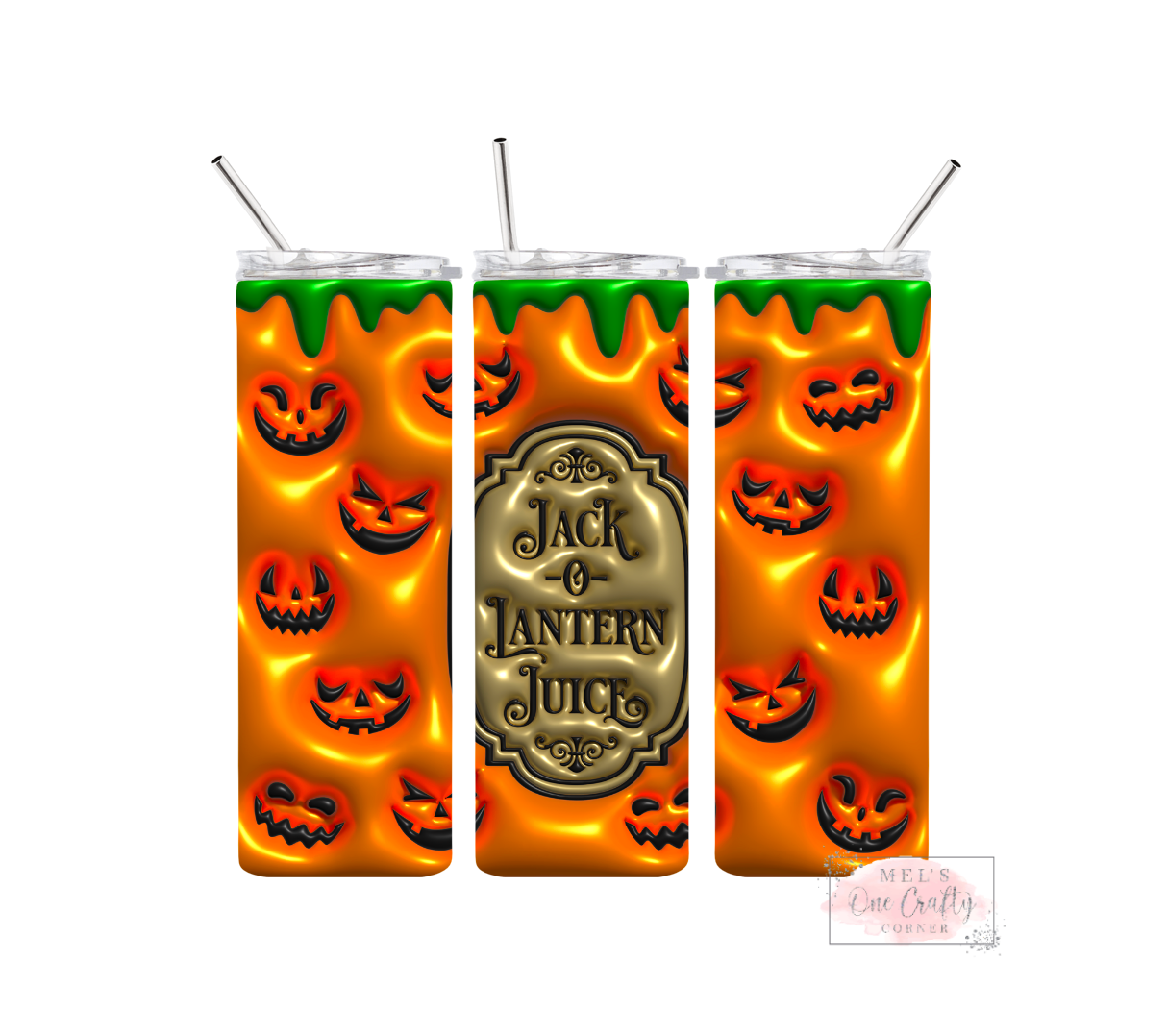 Sublimation Print Tumbler - Jack O Lantern Juice