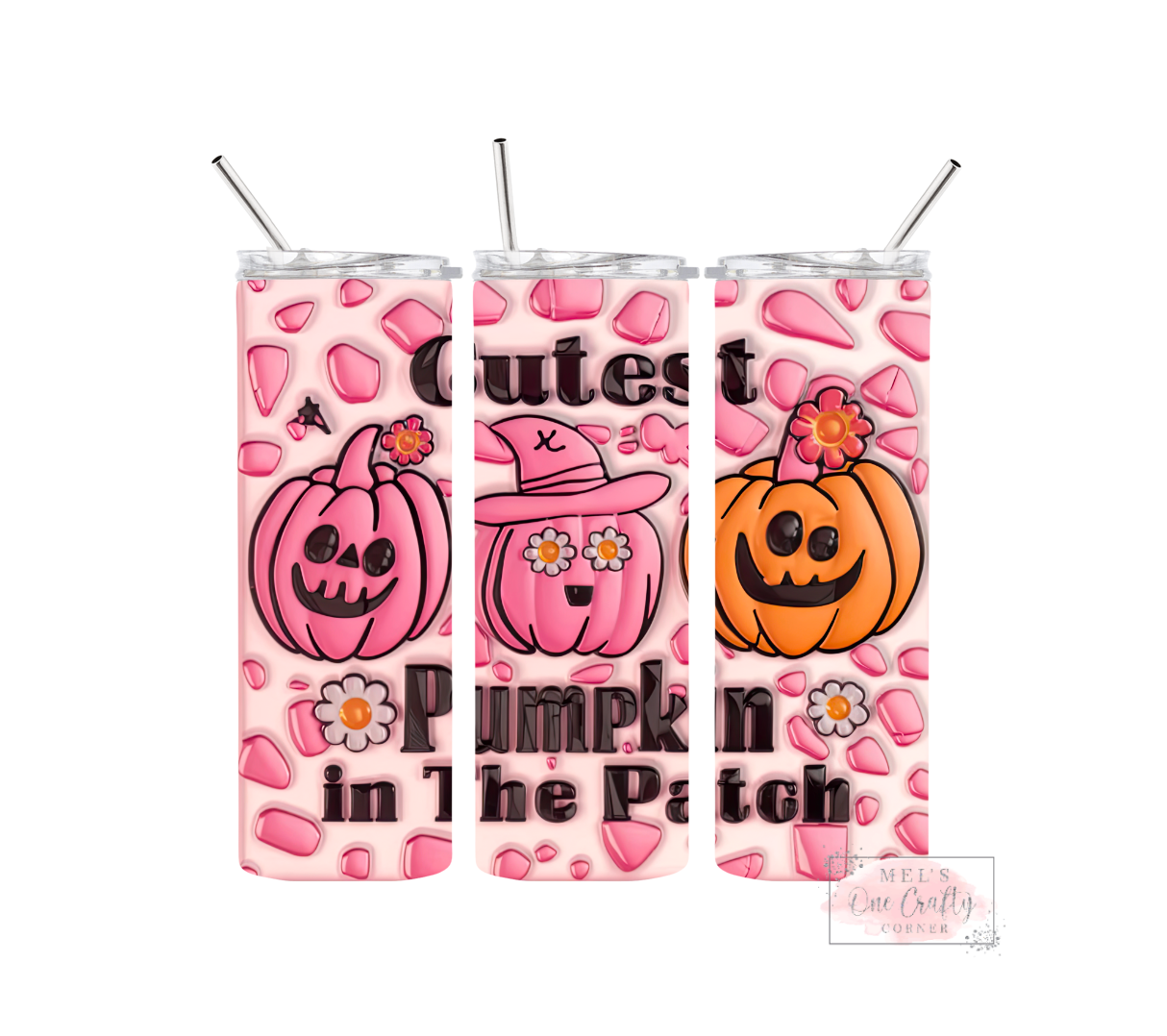 Sublimation Print Tumbler - Cutest Pumpkin Patch